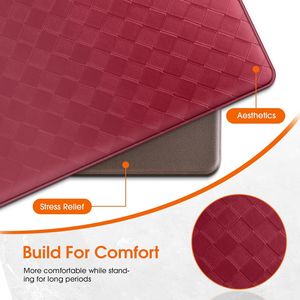 2 Tappeti da Cucina Antifatica, Tappetini Ammortizzati Antiscivolo per Scrivania, Tappetino Impermeabile per Pavimento della Cucina - Product Image 4