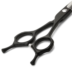 Tijeras de Peluquería Profesionales de Dos Tonos, Acero Inoxidable Afilado, Mango Negro, para Diestros, Ligeras, para Cortar el Cabello - Product Image 5