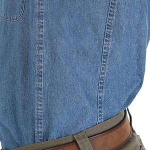 เสื้อเชิ้ตแขนยาวผ้าทวิลสำหรับผู้ชาย ขายส่ง เสื้อเชิ้ตเบอร์กันดีทนทาน เหมาะสำหรับใส่ทำงานและลำลอง - Product Image 6