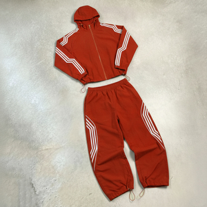Custom Hooded Solid Spring Tracksuit Windbreaker Set Sport <b>Jacket</b> Zip-Up Nylon Men's Windproof <b>Workout</b> - Product Image 6