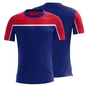 Chemise décontractée sportive pour homme, blanche et violette unie, à double boutonnage, col en V, imprimée par transfert thermique, à manches courtes, séchage rapide, 100 % coton - Product Image 4
