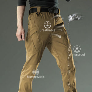 Pantalon de randonnée cargo pour homme à taille extensible, coupe confortable, tissu léger et à séchage rapide pour les randonneurs et les voyages accessibles - Product Image 5