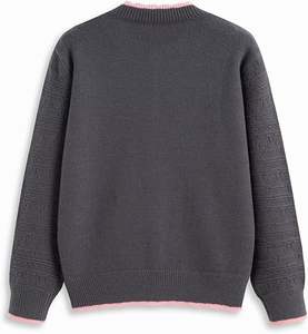 Suéter Oversize de Color Sólido para Mujer, Jersey de Punto Sencillo, Estilo Urbano, Suave y Cómodo - Product Image 2