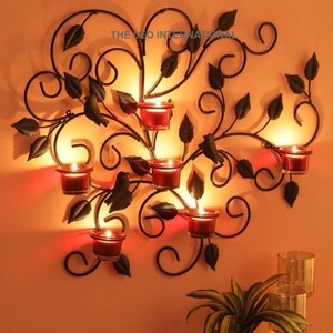 Home Interior Decor Trusted Manufacturer <b>Lighting</b> Indoor Wall Candle <b>Sconce</b> Decoration for Home Candle Jars - Product Image 2