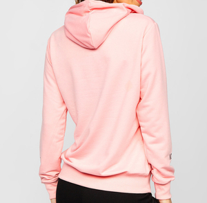 Sudadera con Capucha Rosa para Mujer, Manga Larga, Tejido de Algodón, Color Sólido, Transpirable, Estilo Casual para Otoño - Product Image 2