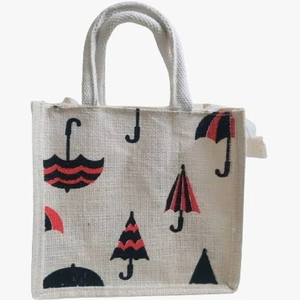 Bolso de Yute con Cierre de Cremallera, Bolso Tote de Base Ancha para Compras, Playa, Uso Diario, para Hombres y Mujeres - Product Image 1