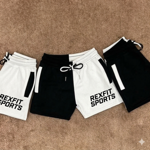 REXFIT SPORTS Pantalones Cortos Deportivos Personalizados para Hombre, Blancos, para Fitness, Running, Entrenamiento, con Logotipo Impreso, Transpirables, de Secado Rápido - Product Image 6