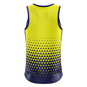 Uniforme de Atletismo Personalizado 2025, Chaleco y Pantalones Cortos con Nuevo Diseño y Logotipo del Equipo, Impresión Digital, Conjunto sin Mangas para Corredores - Product Image 5