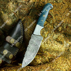 Cuchillo de Caza de Acero de Damasco Hecho a Mano de Alta Calidad, Directo de Fábrica, Personalizable, con Soporte OEM, Venta al Por Mayor - Product Image 5