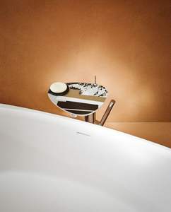 Bañera de Hidromasaje Rectangular Independiente Tradicional de Piedra Artificial Ecológica de 1.6m con Desagüe, Superficie Sólida de Lujo para Interiores - Product Image 1