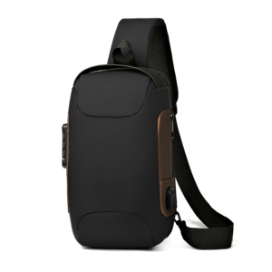 Sac bandoulière homme antivol personnalisé en nylon léger et imperméable avec support de charge pour téléphone – Nouvelle collection, Offre Spéciale - Product Image 3