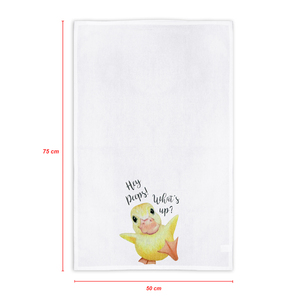 Serviette de cuisine en coton 100% imprimé motif canard, qualité supérieure, tissu de cuisine doux, absorbant, durable, meilleur design. - Product Image 5