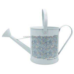 Regadera a prueba de herrumbre para uso doméstico y de jardinería al aire libre con cuerpo de metal galvanizado tradicional y mango grande - Product Image 1