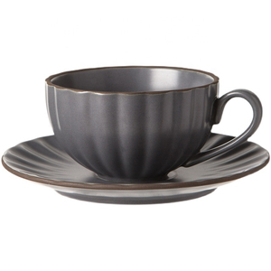 Royal Black And Gold Tea <b>Set</b> With Premium Porcelain Finish Elegant Tea Cups Stylish <b>Teapot</b> Decorative Serving Tray Sugar Pot - Product Image 1