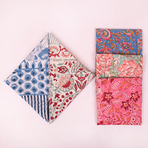 Lot de 5 bandanas unisexes en coton écologiques style bohème à nouer autour du cou ou sur la tête, imprimé bohème fait main, accessoire unisexe, foulard de tête, vente en gros - Product Image 3