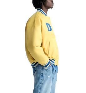 Blouson aviateur universitaire avec logo personnalisé de haute qualité pour hommes, uniforme d'hiver 2025, vente en gros - Product Image 4