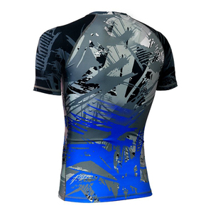 Maillots de bain anti-UV UPF50 respirants et personnalisables pour hommes, manches courtes, adultes, haute qualité, écologiques, à prix avantageux - Product Image 6