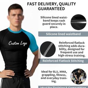 Rashguard de MMA y BJJ Personalizado para Hombre, Niños y Niñas, Diseño de Superhéroe, Ropa de Artes Marciales, Rashguards de BJJ, Ropa de Lucha - Product Image 6