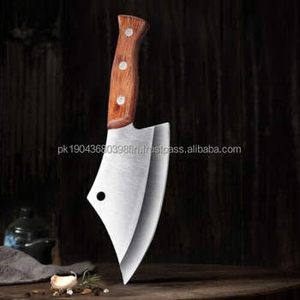 Couteau de chef artisanal en acier Damas, outils de découpe et de cuisson pour le camping et la chasse - Product Image 1