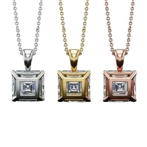 Diamante de Laboratorio con Corte Asscher, Certificado por IGI, 1CT, Color Rosa Intenso, Claridad VS1, Diamante Suelto HPHT CVD, Diamantes Cultivados en Laboratorio - Product Image 1