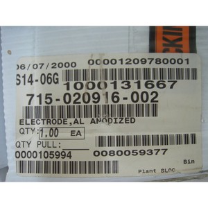 Électrode en aluminium anodisé LAM 715-020916-002 - Équipement et pièces semi-conductrices de confiance de la marque mondiale Legacy - Product Image 3