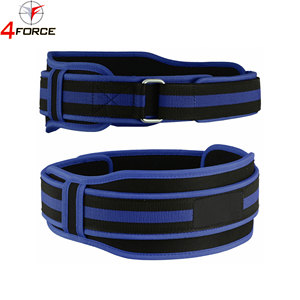 Ceinture de musculation en néoprène réglable avec fermeture auto-agrippante, ceinture de gym rembourrée pour l'entraînement de force, les squats et les soulevés de terre - Product Image 3
