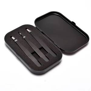 Precision Stainless Steel <b>Eyelash</b> Tweezers Set with Smooth Tips for Detailed <b>Application</b> - Product Image 5