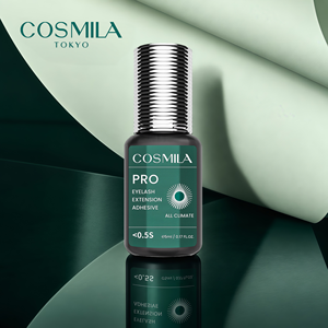 COSMILA Lash Extension Glue Under 0.5 Sec 8 Weeks Pro Made in Japan All Climate Use Waterproof Oilproof Long Retention Black 5ml - Product Image 1