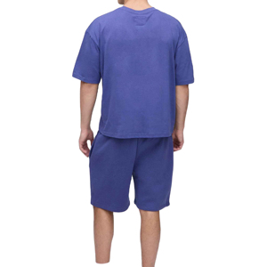 Men Summer Shorts <b>Sets</b> Two Piece Plus Size Breathable Quick Dry Fabric Casual Lightweight High Street Style Hot Sale - Product Image 4