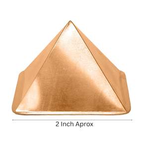 Pirámide Hueca de Cobre Puro de 2 Pulgadas, Paquete de 9, Aumenta la Energía Positiva del Vastu para el Hogar y la Oficina, Poderosos Remedios para la Salud y la Riqueza - Product Image 2