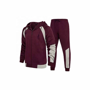 ชุดวอร์มกีฬาผู้ชายดีไซน์ใหม่ ชุดลำลอง 2 ชิ้น ไซส์ใหญ่ ลายพิมพ์ สีสันตัดกัน เสื้อฮู้ด กางเกงขายาว สำหรับฤดูหนาว - Product Image 3