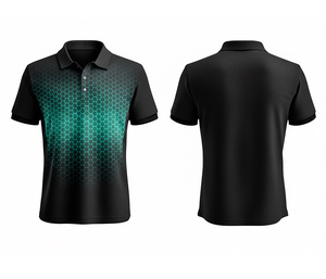 High Performance Full Sublimation Polo Shirt for Sports & Casual Wear for Men Women Youth Quick-Dry Dry-Fit Active Polo - Product Image 4
