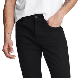 Men's Casual Acid Wash Canvas Breathable Eco-Friendly Selvedge Custom Fit Straight Jeans High Quality <b>Trousers</b> - Product Image 3