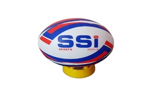 Pelota de rugby de entrenamiento Pro Grip Superficie antideslizante duradera para práctica de habilidades y ejercicios de manejo - Product Image 6