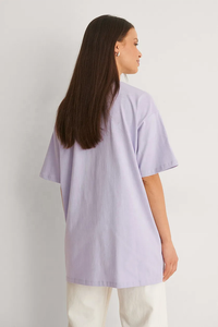 Tops de manga corta con cuello redondo para mujer, camisetas de gran tamaño, blusa holgada informal a la moda, camisas de algodón 100% con hombros descubiertos - Product Image 3