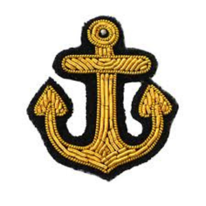 Badges en tissu toile 3D brodés à la main avec fil de bullion, épingle de sûreté, couleurs personnalisées, logo - Product Image 1