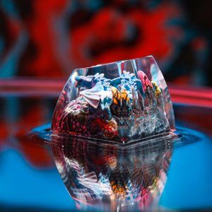 Keycaps Mystiques Anime, Keycaps Artisanaux Personnalisés, Keycaps Anime Mignons, Keycaps Verts, Ensemble de Keycaps, Keycaps en Résine - Product Image 6