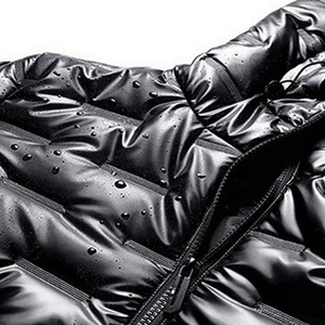 Men's High Quality Custom Puffer Jacket for Men Fashion Shiny Multicolor <b>Winter</b> <b>Coat</b> Direct Casual Style <b>Thick</b> Polyester Wadding - Product Image 5