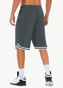 Shorts Bermuda Homme Vert Uni Taille Élastique Séchage Rapide Style Décontracté Poches Longueur Mi-Cuisse Tissu Tricoté Anti-UV Respirant - Product Image 4