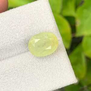 Zafiro Amarillo Natural, Corte Ovalado, Gema Suelta, Piedra Preciosa Premium para Joyería, Venta al Por Mayor - Product Image 3