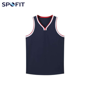 SPOFIT Camiseta de baloncesto de malla amarilla sin mangas, cuello redondo, unisex, transpirable, de secado rápido, ropa deportiva para adultos - Product Image 6