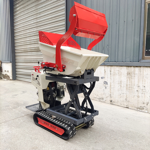 Mini-dumper hydraulique sur chenilles auto-chargeur pour l'agriculture, moteur inclus, direct usine - Product Image 4
