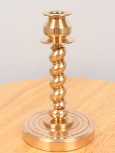 Premium <b>Gift</b> Metal Aluminum <b>Candle</b> Holder Golden Traditional Design Handmade Eco-Friendly for Easter Valentine's Day Birthday - Product Image 4