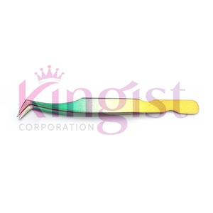 Stainless Steel High Quality Good Selling 10 Pcs Eyelash Tweezers Set for Eyelash Extensions set - Product Image 2