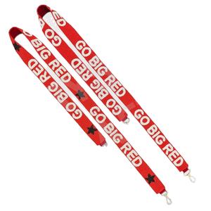 Correas de bolso de cuentas de semillas de oro blanco personalizadas, correa de monedero con cuentas de diseño rojo grande, accesorios de moda - Product Image 1