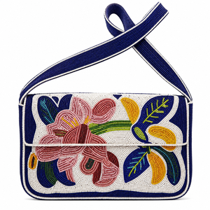 Elegante Bolso de Hombro con Cuentas y Diseño Floral, Bolso de Moda para Mujer, Ideal para Fiestas y Uso Diario, Bolso Bandolera - Product Image 1