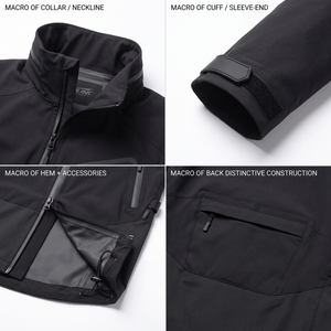 Veste tactique asymétrique imperméable et coupe-vent en GORE-TEX Pro à 3 couches, sur mesure pour homme, style techwear, OEM - Product Image 4