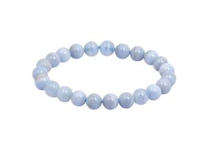 Pulsera de Ágata Azul de Encaje de 8mm de Grado Premium al por Mayor, Cuentas de Cristal Pulido, Artesanía de Piedras Semipreciosas, Amor, Chakra, Mascota Feng - Product Image 5