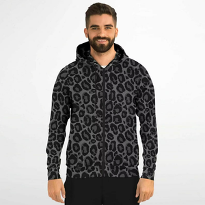 Vente en gros de sweats à capuche zippés pour hommes et femmes, imprimés par sublimation sur toute la surface, en tissu épais, avec poche, toutes tailles disponibles - Product Image 3