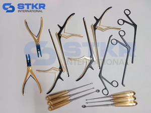 Juego de 15 Piezas de Curetas Óseas Codman Kerrison Rongeurs, Instrumentos Quirúrgicos Ortopédicos Manuales de Acero Inoxidable, Certificación CE Clase I - Product Image 5